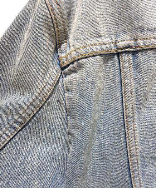 LOUIS VUITTON（ルイ ヴィトン）LOUIS VUITTON (ルイ ヴィトン) Washed Denim Jacket with Pearl Buttons/ウォッシュ加工 パールボタンデニムジャケット/RM251M PCP HSA45W スカイブルー サイズ:46の古着・服飾アイテム