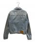 LOUIS VUITTON (ルイ ヴィトン) Washed Denim Jacket with Pearl Buttons/ウォッシュ加工 パールボタンデニムジャケット/RM251M PCP HSA45W スカイブルー サイズ:46：240000円