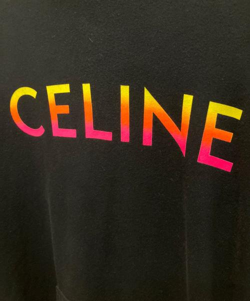 CELINE（セリーヌ）CELINE (セリーヌ) ロゴパーカー ブラック サイズ:Ｍの古着・服飾アイテム