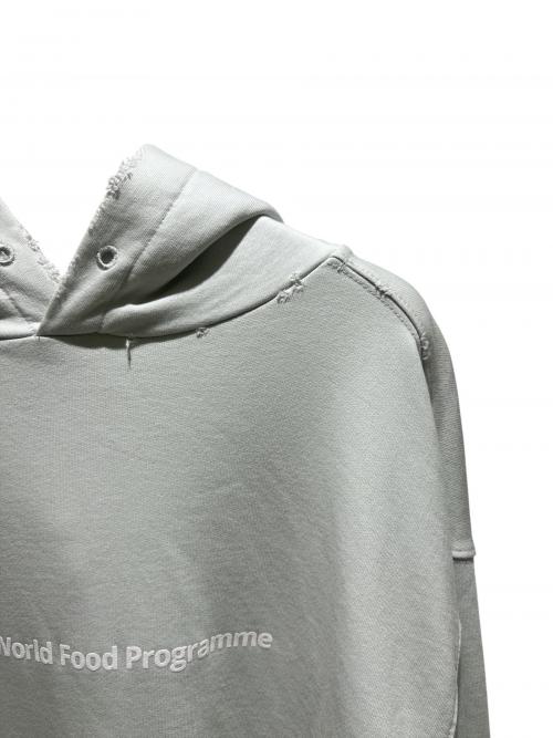 BALENCIAGA（バレンシアガ）BALENCIAGA (バレンシアガ) WFPフロントプリントフーディ スカイブルー サイズ:XSの古着・服飾アイテム