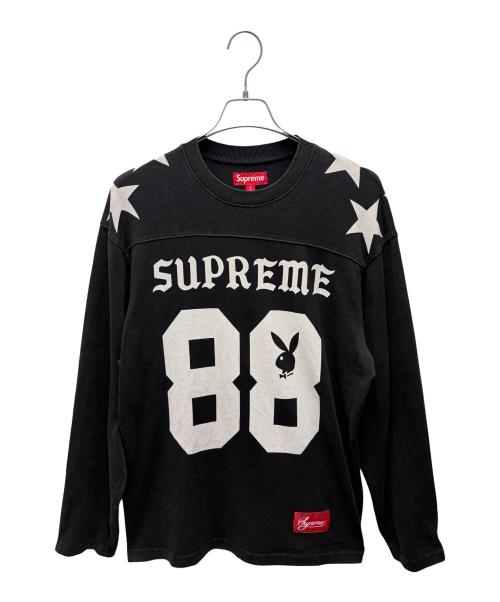 SUPREME（シュプリーム）SUPREME (シュプリーム) PLAY BOY (プレイボーイ) L/S Football Top ブラック サイズ:Mの古着・服飾アイテム