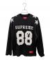 SUPREME（シュプリーム）の古着「L/S Football Top」｜ブラック