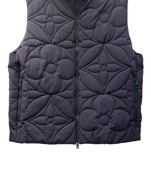 LOUIS VUITTON（ルイ ヴィトン）LOUIS VUITTON (ルイ ヴィトン) モノグラムフラワー キルティングパテッドベスト ネイビー サイズ:54の古着・服飾アイテム