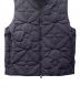中古・古着 LOUIS VUITTON (ルイ ヴィトン) モノグラムフラワー キルティングパテッドベスト ネイビー サイズ:54：130000円