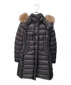 MONCLERモンクレール）の古着「HERMIFUR/ダウンコート」｜ブラック