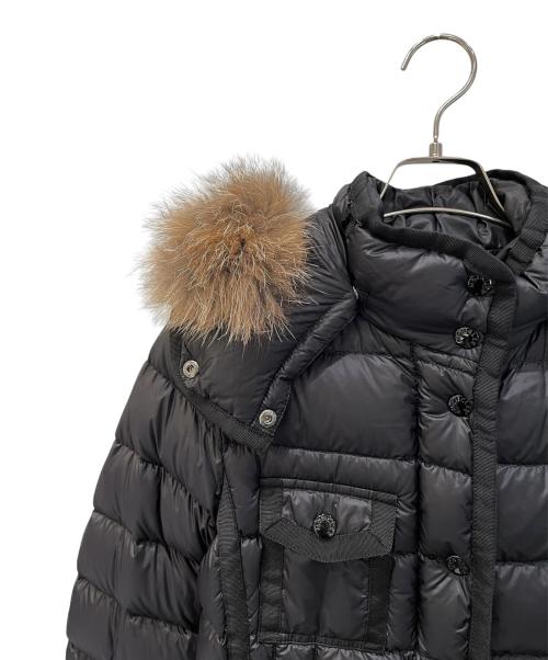 MONCLER（モンクレール）MONCLER (モンクレール) HERMIFUR/ダウンコート ブラック サイズ:00の古着・服飾アイテム