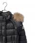 中古・古着 MONCLER (モンクレール) HERMIFUR/ダウンコート ブラック サイズ:00：130000円