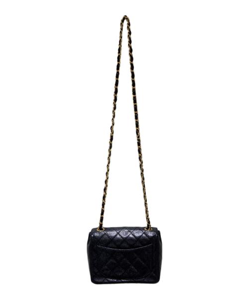 CHANEL（シャネル）CHANEL (シャネル) ミニマトラッセチェーンショルダーバッグ ブラック サイズ:ミニの古着・服飾アイテム
