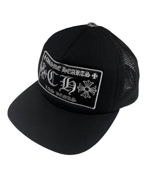 CHROME HEARTS（クロムハーツ）CHROME HEARTS (クロムハーツ) メッシュトラッカーキャップ ブラック サイズ:ONE SIZE（51-61）の古着・服飾アイテム