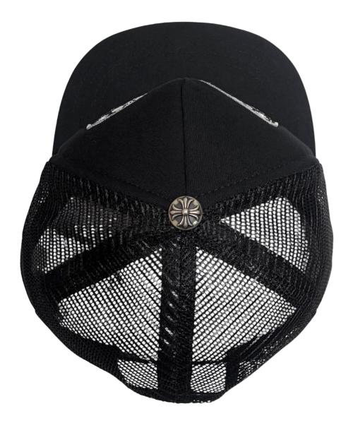 CHROME HEARTS（クロムハーツ）CHROME HEARTS (クロムハーツ) メッシュトラッカーキャップ ブラック サイズ:ONE SIZE（51-61）の古着・服飾アイテム