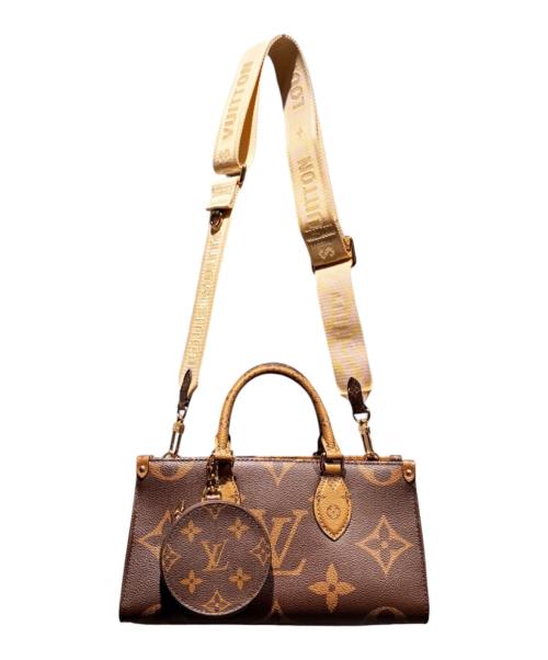 LOUIS VUITTON（ルイ ヴィトン）LOUIS VUITTON (ルイ ヴィトン) オンザゴー EW チェーン 2Wayバッグ/ショルダーバッグ/ハンドバッグ ブラウンの古着・服飾アイテム
