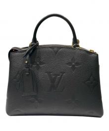 LOUIS VUITTON（ルイ ヴィトン）の古着「プティパレPM/モノグラム・アンプラント」｜ブラック
