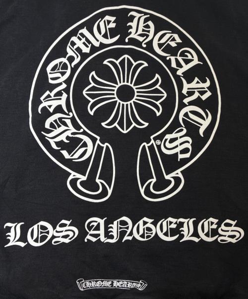 CHROME HEARTS（クロムハーツ）CHROME HEARTS (クロムハーツ) Horseshoe Back-Print Zip-Up Hoodie/ホースシューバックプリントジップパーカー ブラック サイズ:Mの古着・服飾アイテム
