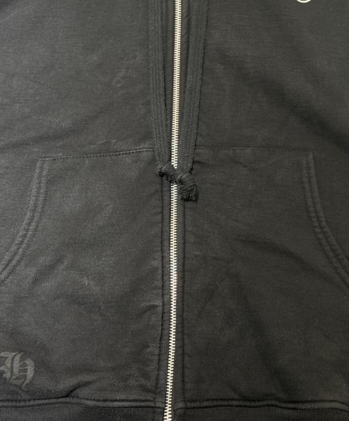 CHROME HEARTS（クロムハーツ）CHROME HEARTS (クロムハーツ) Horseshoe Back-Print Zip-Up Hoodie/ホースシューバックプリントジップパーカー ブラック サイズ:Mの古着・服飾アイテム