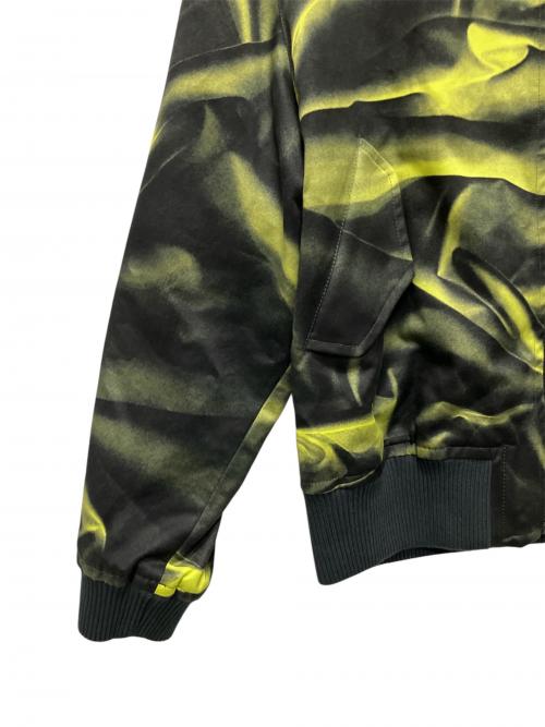 LOUIS VUITTON（ルイ ヴィトン）LOUIS VUITTON (ルイ ヴィトン) printed bomber jacket イエロー×ブラック サイズ:50の古着・服飾アイテム