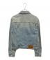 LOUIS VUITTON (ルイ ヴィトン) ウォッシュ加工 パールボタンデニムジャケット インディゴ サイズ:48：230000円