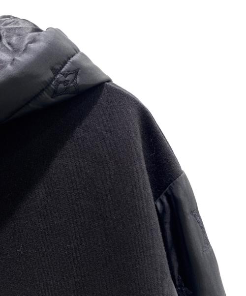 LOUIS VUITTON（ルイ ヴィトン）LOUIS VUITTON (ルイ ヴィトン) Hybrid Zip Monogram Hooded Blouson/イブリッドジップモノグラムフーディーブルゾン/RM241 FWC HQY68W ブラック サイズ:Lの古着・服飾アイテム