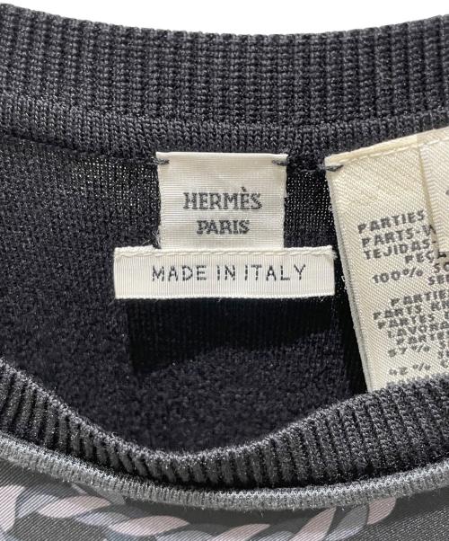 HERMES（エルメス）HERMES (エルメス) ツイルレーヌニット（Twillaine） ブラック サイズ:36の古着・服飾アイテム