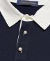 中古・古着 LOUIS VUITTON (ルイ ヴィトン) 24AW パールボタンニットポロシャツ Embroidered Cotton Blend Pearl Button Shirt/RM242MM F77 HRN14W ネイビー サイズ:XXL：100000円