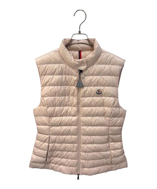 MONCLER（モンクレール）MONCLER (モンクレール) IGENS/ダウンベスト ピンク サイズ:3の古着・服飾アイテム