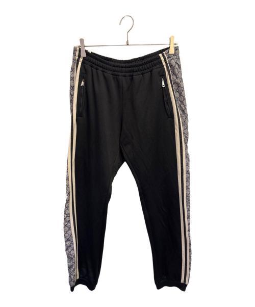 GUCCI（グッチ）GUCCI (グッチ) オーバーサイズ テクニカルジャージー ジョギングパンツ ブラック サイズ:Ｍの古着・服飾アイテム