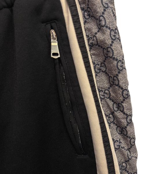 GUCCI（グッチ）GUCCI (グッチ) オーバーサイズ テクニカルジャージー ジョギングパンツ ブラック サイズ:Ｍの古着・服飾アイテム