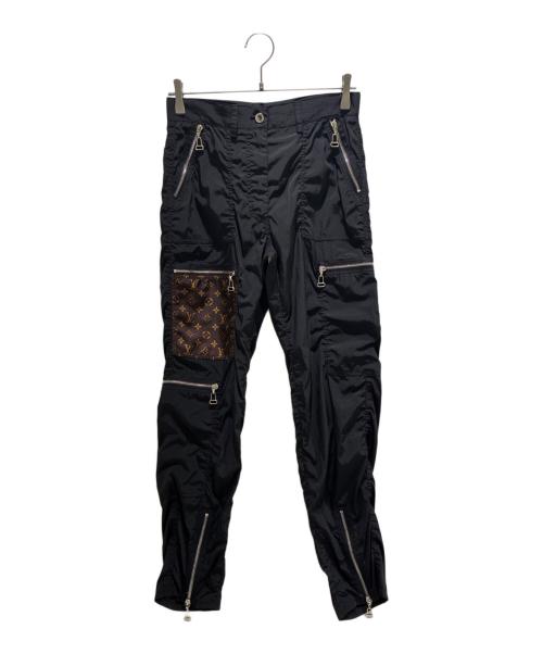 LOUIS VUITTON（ルイ ヴィトン）LOUIS VUITTON (ルイ ヴィトン) モノグラムナイロンカーゴパンツ ブラック サイズ:34の古着・服飾アイテム