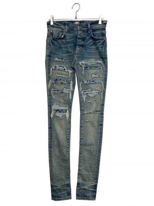 AMIRI（アミリ）AMIRI (アミリ) ダメージ加工デニムパンツ サイズ:W28の古着・服飾アイテム