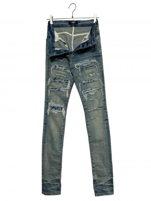 AMIRI（アミリ）AMIRI (アミリ) ダメージ加工デニムパンツ サイズ:W28の古着・服飾アイテム