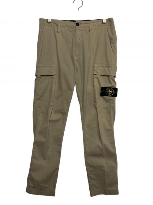 STONE ISLAND（ストーンアイランド）STONE ISLAND (ストーンアイランド) Cotton Cargo Pants ベージュ サイズ:30の古着・服飾アイテム