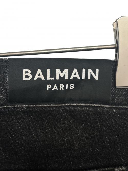 BALMAIN（バルマン）BALMAIN (バルマン) バイカーズデニムパンツ ブラック サイズ:W31の古着・服飾アイテム