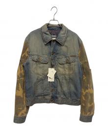 D&G（ディーアンドジー）の古着「Faded Denim Jacket」｜インディゴ×カーキ