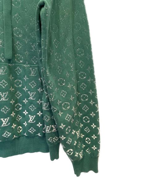 LOUIS VUITTON（ルイ ヴィトン）LOUIS VUITTON (ルイ ヴィトン) モノグラムグラディエントパーカー グリーン サイズ:XXLの古着・服飾アイテム
