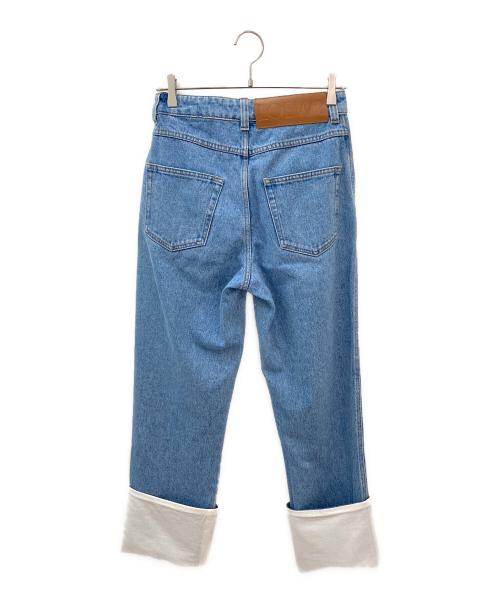 LOEWE（ロエベ）LOEWE (ロエベ) フィッシャーマンストーンウォッシュデニムパンツ インディゴ サイズ:34の古着・服飾アイテム