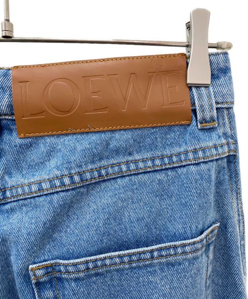LOEWE（ロエベ）LOEWE (ロエベ) フィッシャーマンストーンウォッシュデニムパンツ インディゴ サイズ:34の古着・服飾アイテム
