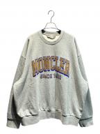 MONCLERモンクレール）の古着「ロゴスウェット」｜グレー