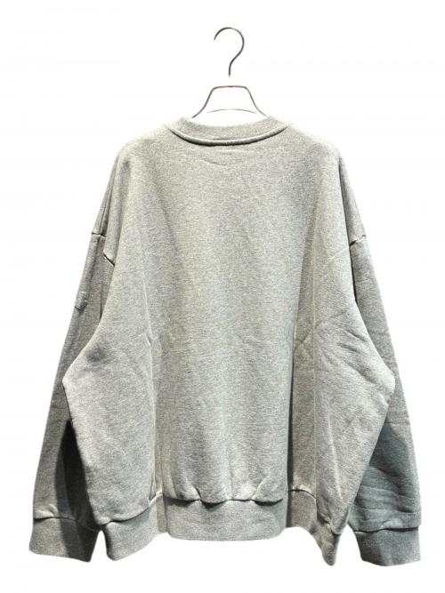 MONCLER（モンクレール）MONCLER (モンクレール) ロゴスウェット グレー サイズ:XXLの古着・服飾アイテム