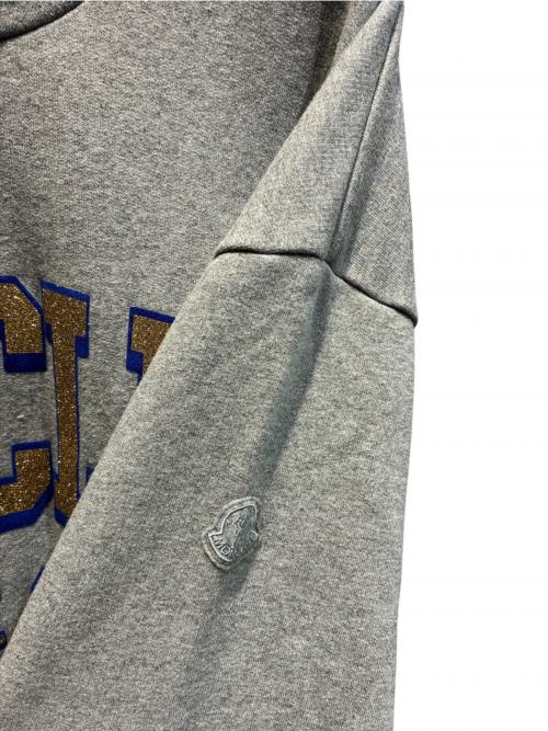 MONCLER（モンクレール）MONCLER (モンクレール) ロゴスウェット グレー サイズ:XXLの古着・服飾アイテム