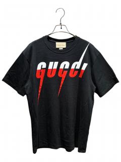 中古・古着通販】GUCCI (グッチ) ロゴTシャツ 717422 XJFHT レッド