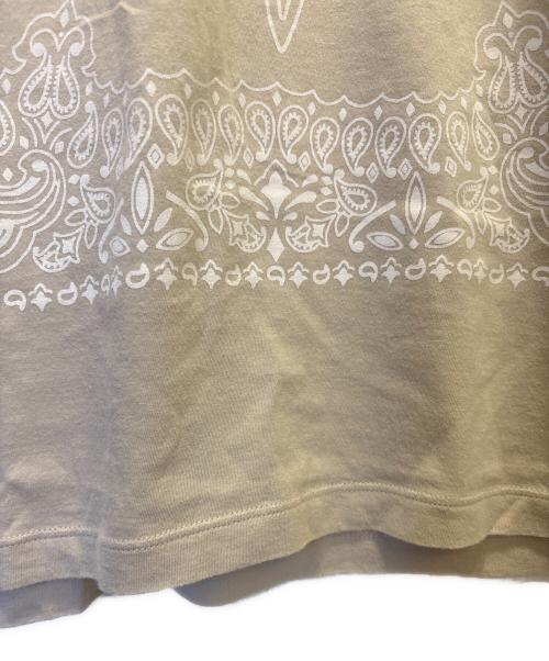 GUCCI（グッチ）GUCCI (グッチ) ペイズリー柄半袖カットソー ベージュ サイズ:XLの古着・服飾アイテム