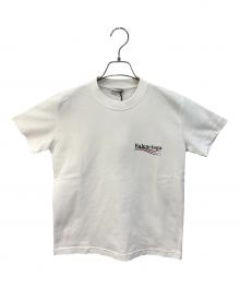 BALENCIAGA（バレンシアガ）の古着「ポリティカルキャンペーンロゴＴシャツ」｜ホワイト