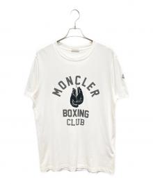 MONCLER（モンクレール）の古着「ロゴTシャツ」｜ホワイト