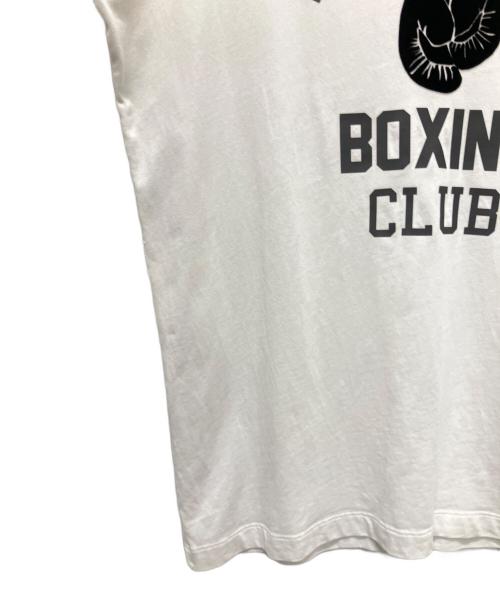MONCLER（モンクレール）MONCLER (モンクレール) ロゴTシャツ ホワイト サイズ:Ｌの古着・服飾アイテム