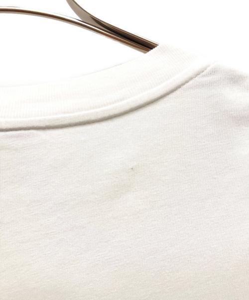 MONCLER（モンクレール）MONCLER (モンクレール) ロゴTシャツ ホワイト サイズ:Ｌの古着・服飾アイテム