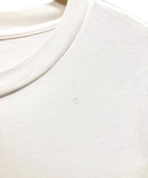MONCLER（モンクレール）MONCLER (モンクレール) ロゴTシャツ ホワイト サイズ:Ｌの古着・服飾アイテム