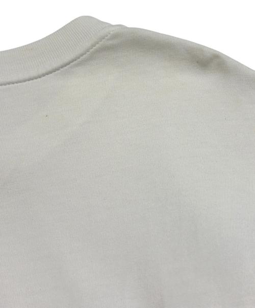 MONCLER（モンクレール）MONCLER (モンクレール) ロゴTシャツ ホワイト サイズ:Ｌの古着・服飾アイテム