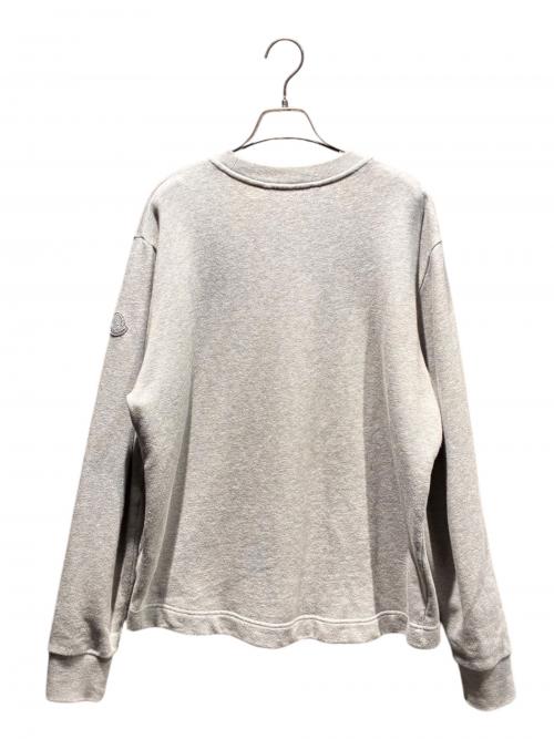 MONCLER（モンクレール）MONCLER (モンクレール) ロゴスウェット グレー サイズ:Mの古着・服飾アイテム