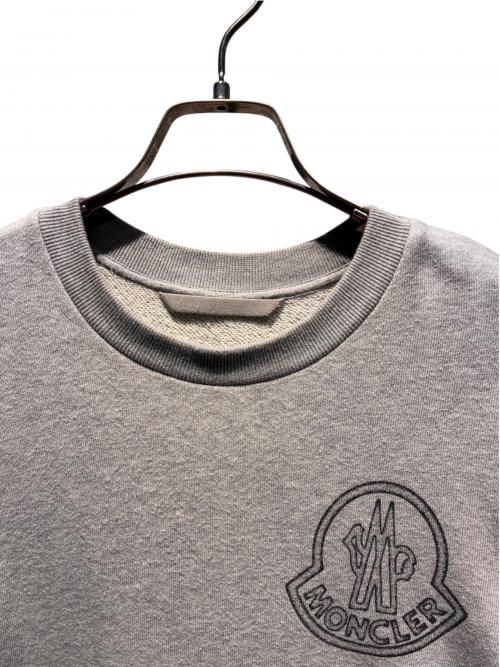 MONCLER（モンクレール）MONCLER (モンクレール) ロゴスウェット グレー サイズ:Mの古着・服飾アイテム