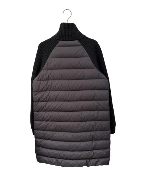 MONCLER（モンクレール）MONCLER (モンクレール) ニット切替ダウンコート ブラック サイズ:XSの古着・服飾アイテム