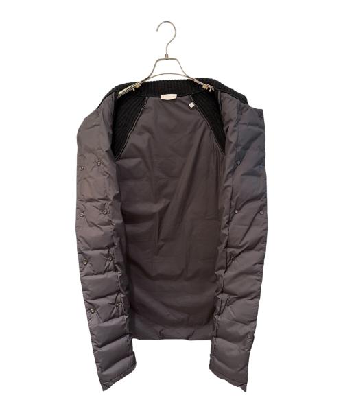 MONCLER（モンクレール）MONCLER (モンクレール) ニット切替ダウンコート ブラック サイズ:XSの古着・服飾アイテム